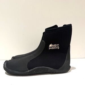 MEC Womens Black Neoprene Paddling Paddleboard Boots Size 6